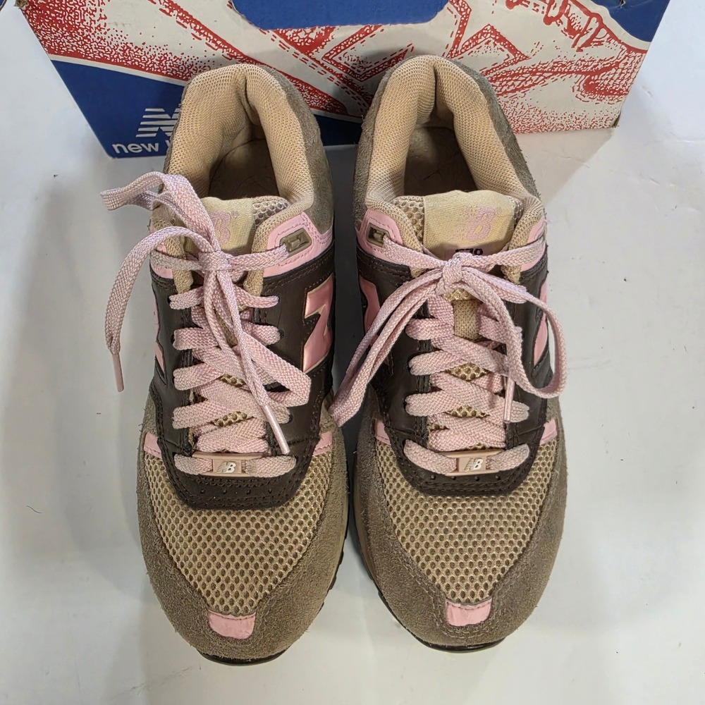 New Balance 578 Classics Womens 7 Brown Pink Suede Shoes W578TPS New In Box